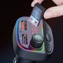 Kép 4/5 - iOS és Android kompatibilis FM transmitter és kihangosító, MP3, SD, töltőfunkcióval, 2x USB, USB-c 3.1A 12/ 24V