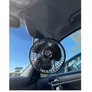 Kép 6/8 - Xtrobb Autós  Forgó ventilátor klipszel, 23194