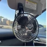 Kép 7/8 - Xtrobb Autós  Forgó ventilátor klipszel, 23194