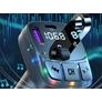 Kép 3/7 - FM transmitter és kihangosító, MP3/WMA adó 2 x USB + USB c, bluetooth 5.3, LED,QC 3.0
