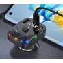 Kép 4/7 - FM transmitter és kihangosító, MP3/WMA adó 2 x USB + USB c, bluetooth 5.3, LED,QC 3.0