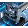 Kép 6/7 - FM transmitter és kihangosító, MP3/WMA adó 2 x USB + USB c, bluetooth 5.3, LED,QC 3.0