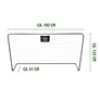 Kép 2/3 - Umbro kerti fém focikapu – 182 x 122 x 61 cm, tartós, könnyű összeszerelés
