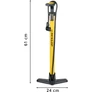 Kép 3/4 - Dunlop univerzális kerékpárpumpa – 3 adapter, robusztus