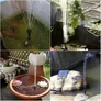 Kép 2/6 - Szolár szökőkút tavi szűrőpumpa – 11x11 cm, fekete, különálló napelemes