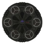 Kép 2/7 - LED bokszfal, 6 ütőponttal, 2 kesztyűvel + zenés bluetooth funkcióval – 35,5 cm, fekete-szürke