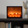 Kép 1/4 - Home&styling dekorkandalló, LED, fém, 29x10x23cm, fekete