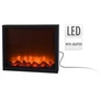 Kép 2/4 - Home&styling dekorkandalló, LED, fém, 29x10x23cm, fekete