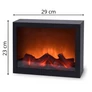 Kép 3/4 - Home&styling dekorkandalló, LED, fém, 29x10x23cm, fekete