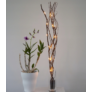 Kép 6/6 - 24 LED-es világító sakura fűzfa ágak, natúr, 75 cm magas - meleg fehér