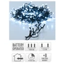 Kép 5/5 - 192 LED-es  kültéri-beltéri fényfüzér, elemes, hideg fehér, 14 m