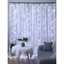 Kép 3/6 - 300 micro LED-es USB-s beltéri fényfüggöny, 8 világítási móddal, távirányítóval, hideg fehér