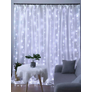 Kép 3/6 - 300 micro LED-es USB-s beltéri fényfüggöny, 8 világítási móddal, távirányítóval, hideg fehér
