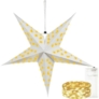 Kép 1/5 - Karácsonyi csillag, 10 micro LED-es, 50 cm