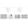 Kép 6/7 - 40 LED-es elemes hópihe fényfüggöny, meleg fehér