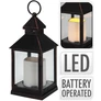Kép 2/2 - Holdfény lámpás LED-es gyertyával, 23 cm