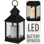 Kép 2/2 - Holdfény lámpás LED-es gyertyával, 23 cm