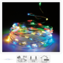 Kép 2/3 - 80 micro LED-es karácsonyi kültéri-beltéri fényfüzér, színes, 8 m