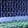Kép 3/6 - 320 LED-es  kültéri-beltéri fényháló, átlátszó vezetékes, hálózati adapteres, meleg fehér, 300 x 150 cm, IP44