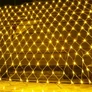 Kép 2/6 - 320 LED-es  kültéri-beltéri fényháló, átlátszó vezetékes, hálózati adapteres, meleg fehér, 300 x 150 cm, IP44