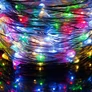 Kép 1/5 - 300 micro LED-es kültéri beltéri fényfüggöny, színes