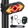 Kép 1/7 - Kerékpár + roller irányjelző és hátsó LED világítás, kormányra szerelhető távirányítóval, USB töltővel