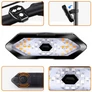 Kép 7/7 - Kerékpár + roller irányjelző és hátsó LED világítás, kormányra szerelhető távirányítóval, USB töltővel