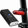 Kép 3/12 - Extra Erős fényű 2 db LED-es vízálló kerékpár első és hátsó lámpa, USB-s,RT