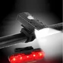 Kép 4/7 - Erős fényű LED-es vízálló kerékpár első és hátsó lámpa, USB-s, RT