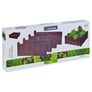 Kép 4/4 - 4 db-os ProGarden rattan hatású ágyásszegély, 40 cm x 19 cm