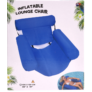Kép 5/5 - Vízen lebegő felfújható úszó fotel, 100 x 120 cm, kék