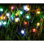Kép 4/5 - 400 LED-es XXL hosszú napelemes kerti fényfüzér, 24 m, színes