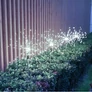 Kép 1/6 - 2 db-os Napelemes Pitypang kerti 150 LED-es  lámpa, IP65, 94 cm, hideg fehér