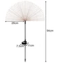 Kép 4/6 - 2 db-os Napelemes Pitypang kerti 150 LED-es  lámpa, IP65, 94 cm, hideg fehér