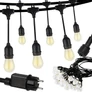 Kép 2/6 - 20 LED-es hosszabbítható lámpafüzér, balkonvilágítás, időjárásálló IP44, 12 m - meleg fehér