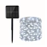 Kép 1/6 - 100 micro LED-es  napelemes  dekor fényfüzér, hideg fehér, 7m