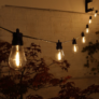 Kép 1/10 - 20 LED-es dekor gömb kerti lámpafüzér, balkonvilágítás, időjárásálló IP44