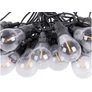 Kép 6/10 - 20 LED-es hosszabbítható lámpafüzér, balkonvilágítás, időjárásálló IP44, 20 m - meleg fehér