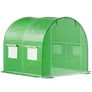 Kép 12/12 - UV4 szűrős fémvázas fóliasátor, 140g/m2, 2 x 2 x 2 m, zöld