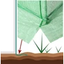 Kép 9/12 - UV4 szűrős fémvázas fóliasátor, 140g/m2, 2 x 2 x 2 m, zöld