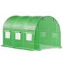 Kép 8/14 - UV4 szűrős megerősített fémvázas, fóliasátor, 140g/m2, 3 x 2 x 2 m, zöld,  4 db fémbordával