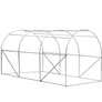 Kép 9/14 - UV4 szűrős megerősített fémvázas, fóliasátor, 140g/m2, 3 x 2 x 2 m, zöld,  4 db fémbordával