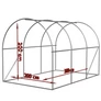 Kép 3/6 - UV5 szűrős horganyzott fémvázas, fóliasátor, 140g/m2, 3 x 2 x 2 m, zöld,  4 db fémbordával
