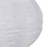 Kép 3/7 - Nagyméretű napelemes Party 15 LED-es  Lampion, 40 cm, fehér, 1 db