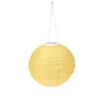Kép 3/4 - Nagyméretű Napelemes Party LED Lampion, 28 cm, sárga, 1 db