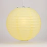 Kép 4/4 - Nagyméretű Napelemes Party LED Lampion, 28 cm, sárga, 1 db
