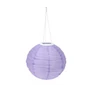 Kép 3/3 - Nagyméretű Napelemes Party LED Lampion, 28 cm, lila, 1 db