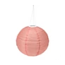 Kép 5/5 - Nagyméretű napelemes Party 15 LED-es  Lampion, 40 cm, barack színű, 1 db