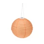 Kép 4/4 - Nagyméretű napelemes Party 15 LED-es  Lampion, 40 cm, narancs színű, 1 db