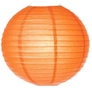 Kép 2/4 - Nagyméretű napelemes Party 15 LED-es  Lampion, 40 cm, narancs színű, 1 db
